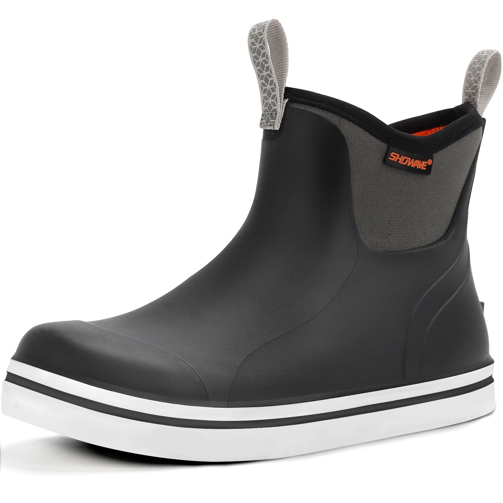 Showave Kids Ankle Rain Boots - Waterproof Lightweight Rubber Mud Booties for Boys & Girls