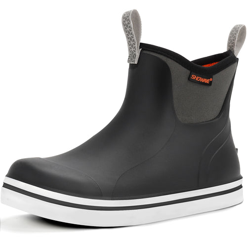 Showave Kids Ankle Rain Boots - Waterproof Lightweight Rubber Mud Booties for Boys & Girls