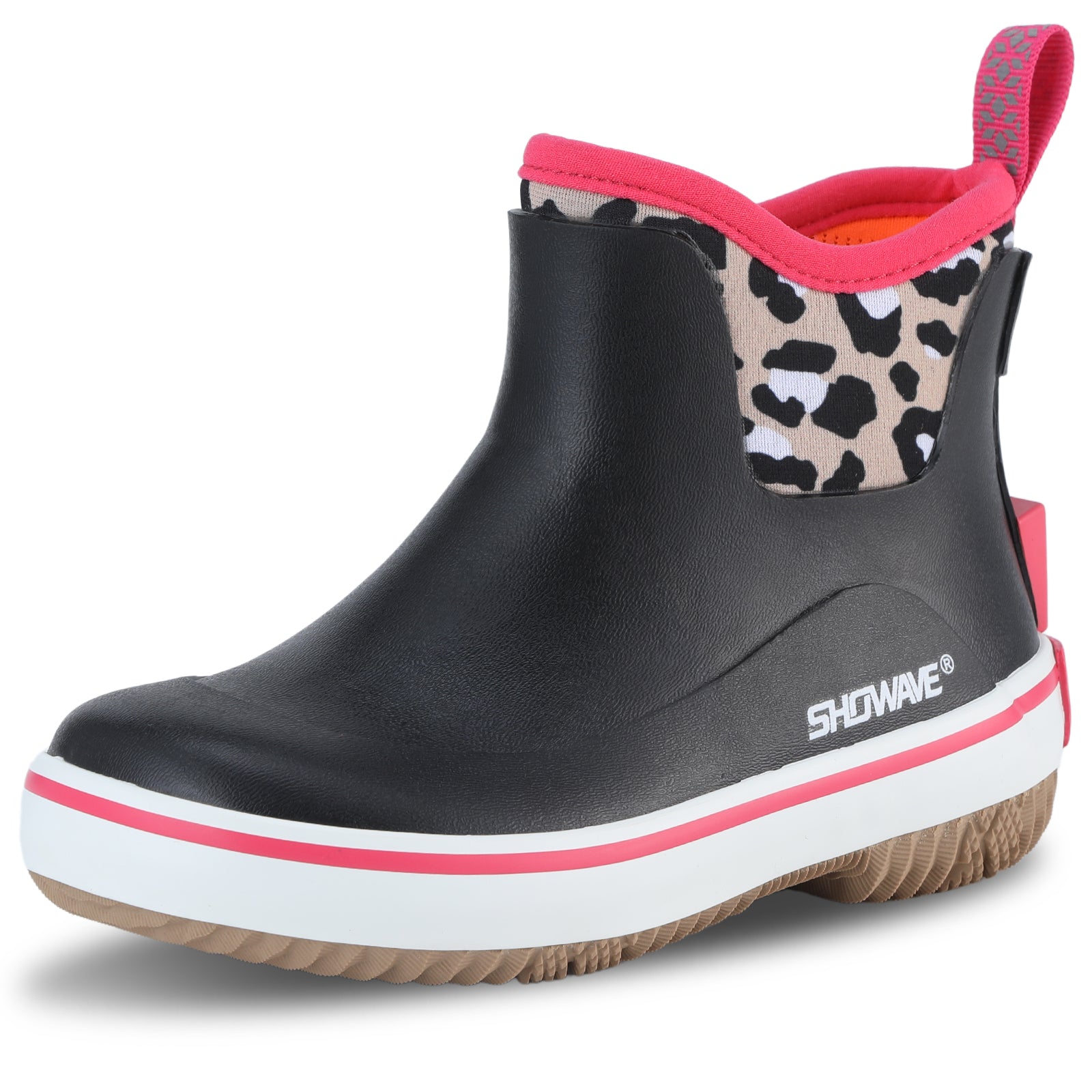 Showave Kid's Rain Boots - Lightweight Waterproof Mud Boots for Boys & Girls