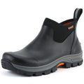 Showave Men's Excursion Ankle Rain Boots - Waterproof Rubber Mud Boot with Traction Lugs