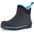 Showave Unisex-Child Ankle Rain Boots Kids Deck Boot Waterproof Lightweight Rubber Mud Booties for Boys Girls