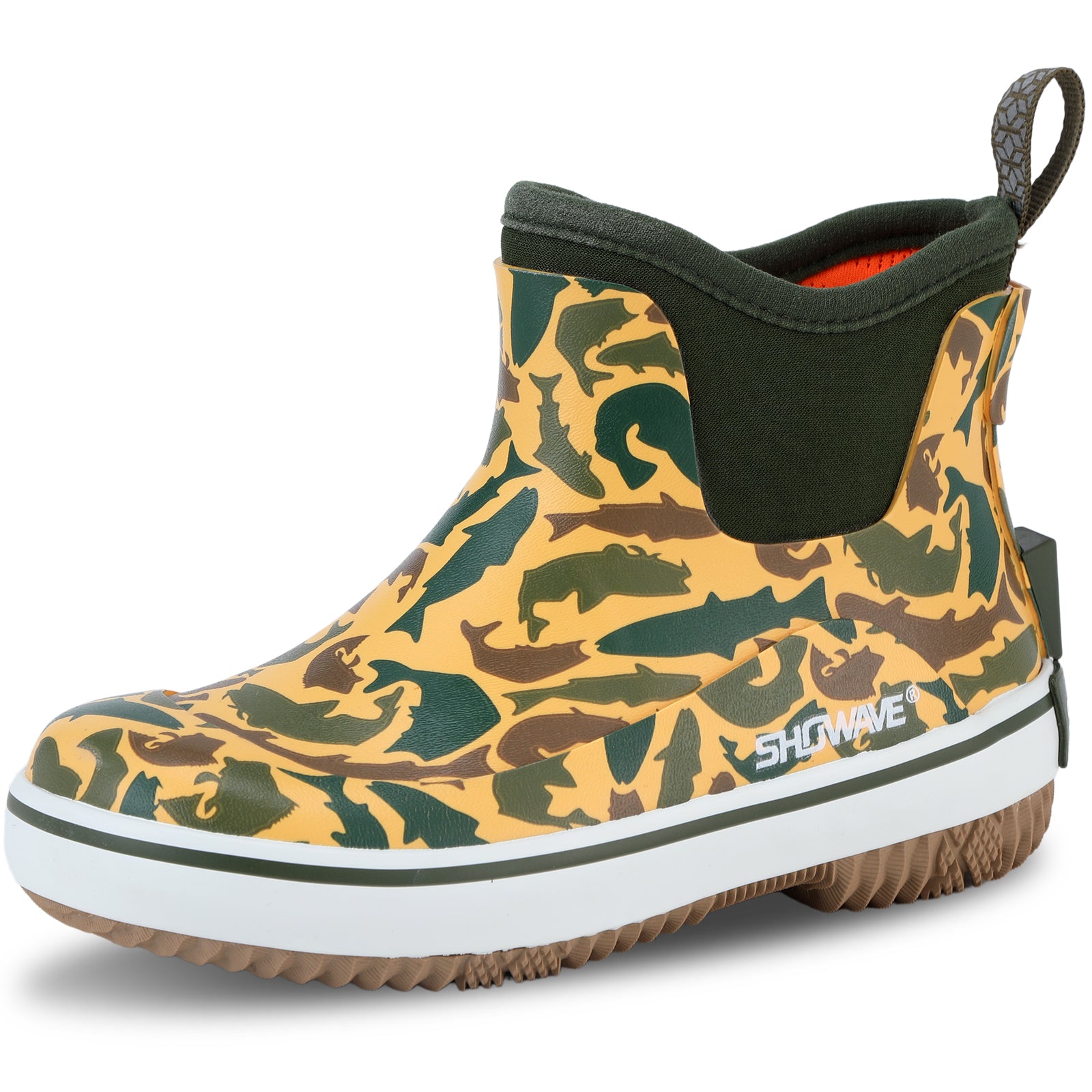 Showave Kid's Rain Boots - Lightweight Waterproof Mud Boots for Boys & Girls