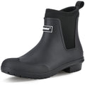 Showave Women's Ankle Rain Boots - Waterproof Short Rubber Chelsea Boot for Farming Fishing Outdoor