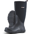 Showave Rain Boots for Men Waterproof Insulated Rubber Neoprene Boots Heavy-duty Mud Boot for Farming Raining Fishing Gardening Yard Work