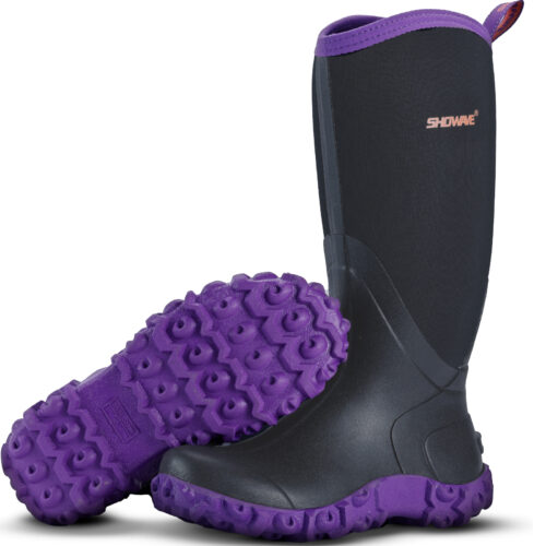 Showave Women's Deck Boots Waterproof Ankle Rain